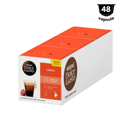 48 capsule Nescafè Dolce Gusto Lungo, 3x16 Capsule