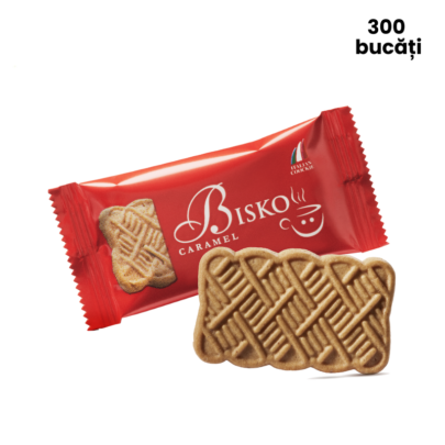 300 Biscuiți Dulcit Bisko Caramel