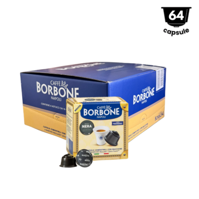 Borbone Miscela NERA– Compatibil Dolce Gusto- 64 Capsule