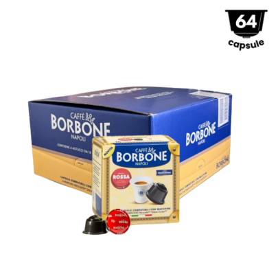 Borbone Miscela ROSSA– Compatibil Dolce Gusto- 64 Capsule