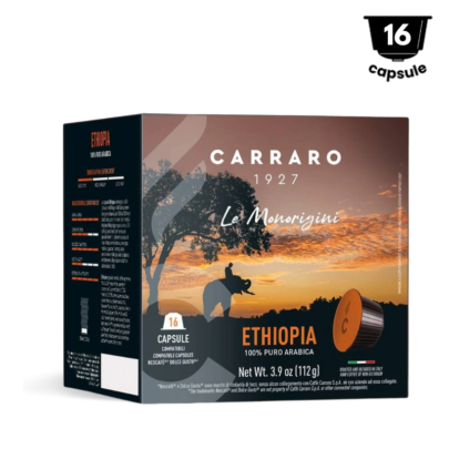 Carraro Ethiopia - Compatibil Dolce Gusto - 16 Capsule