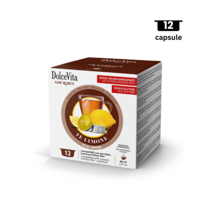 DolceVita Ceai de Lămâie - Compatibil A Modo Mio - 12 Capsule