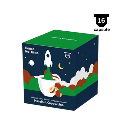 Senso Nocturno Hazelnut Cappuccino- Compatibil Dolce Gusto- 16 Capsule