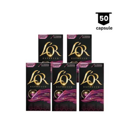 ‼<strong>SUPER PROMO</strong>‼ L’Or India – Compatibil Nespresso- 50 Capsule Aluminiu