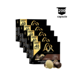 Pachet 200 Capsule Aluminium L’Or Espresso Forza – Compatibil Nespresso