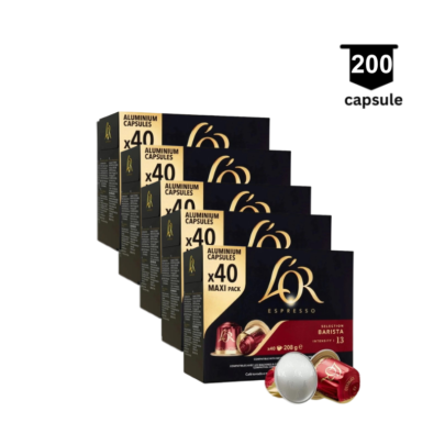 Pachet 200 Capsule Aluminium L’Or Espresso Barista – Compatibil Nespresso