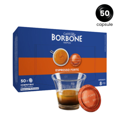 Borbone Espresso Forte - Compatibil Nespresso Professional - 50 Capsule