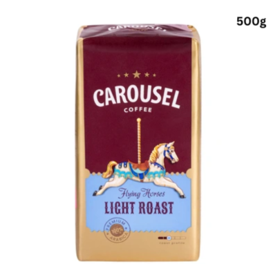 Carousel Flying Horses Light Roast, Cafea Măcinată - 500g