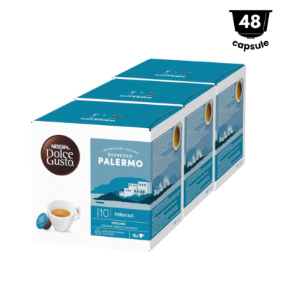 48 capsule Nescafè Dolce Gusto Espresso Palermo, 3x16 Capsule