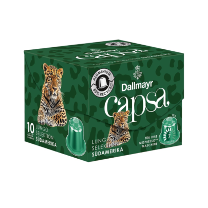 Home | AromaKaffe Alternative view of Dallmayr Capsa Lungo Selektion Südamerika- Compatibil Nespresso - 10 Capsule Aluminiu