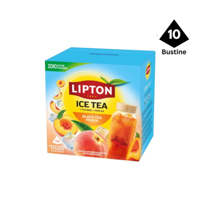 Lipton Ice Tea Ceai Negru și Piersică , zero zahăr/ zero calorii- 10 pliculețe