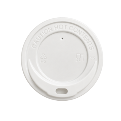 100 Capace plastic 80 mm Safir pentru pahare 8 oz - 12 oz