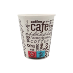 50 Pahare de unică folosință carton Safir, 4OZ - 120ml