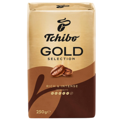 Tchibo Gold Selection Rich & Intense- Cafea Măcinată, 250g