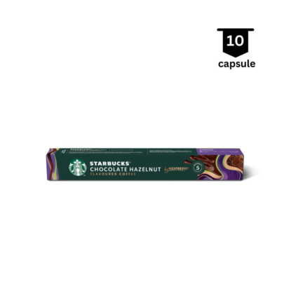 Starbucks Chocolate Hazelnut Flavoured Coffee - 10 Capsule Compatibile Nespresso