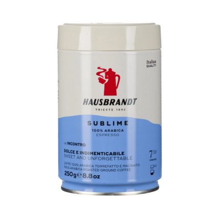 Hausbrandt Sublime ESPRESSO 100% Arabica - Cafea Măcinată Tin- 250g