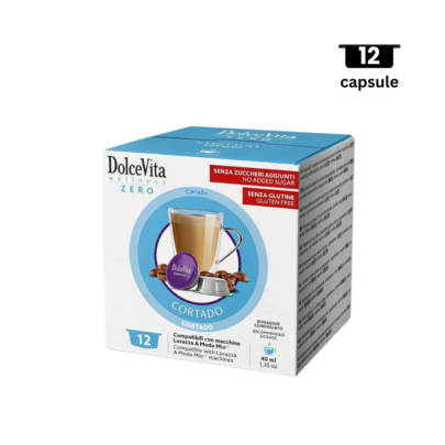 DolceVita Cortado Zero Capsule Compatibile Lavazza A Modo Mio – 12 capsule