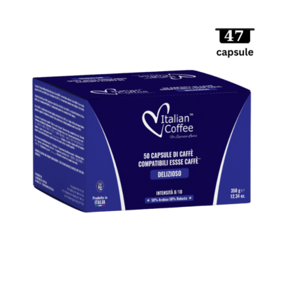 ‼<strong>SUPER PROMO</strong>‼ 47 Capsule Italian Coffee Delizioso – Compatibile Essse