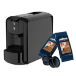 Pachet Espressor Point Black + 100 Capsule Lavazza Crema e Aroma