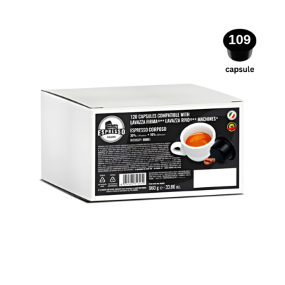 ‼<strong>SUPER PROMO</strong>‼ Italian Coffee Corposo- Compatibil Lavazza Firma - 109 Capsule