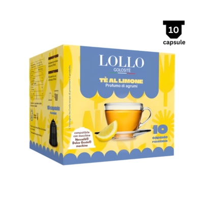 Lollo Caffe Tè al Limone - Compatibil Dolce Gusto, 10 Capsule