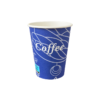 50 Pahare Carton +PE Safir, 8 oz - 250 ml